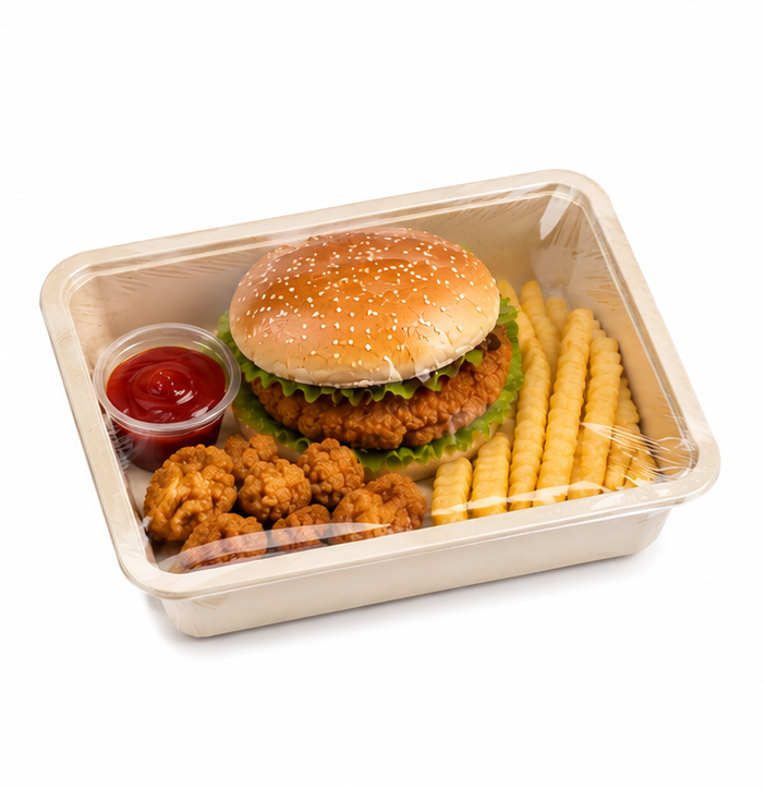 fiber based tray